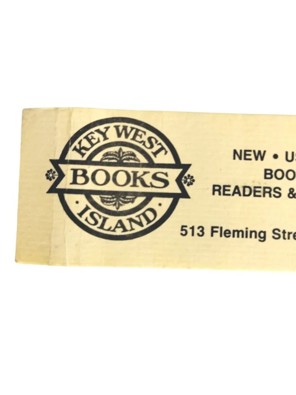 Key West Island Books lightweight yellow